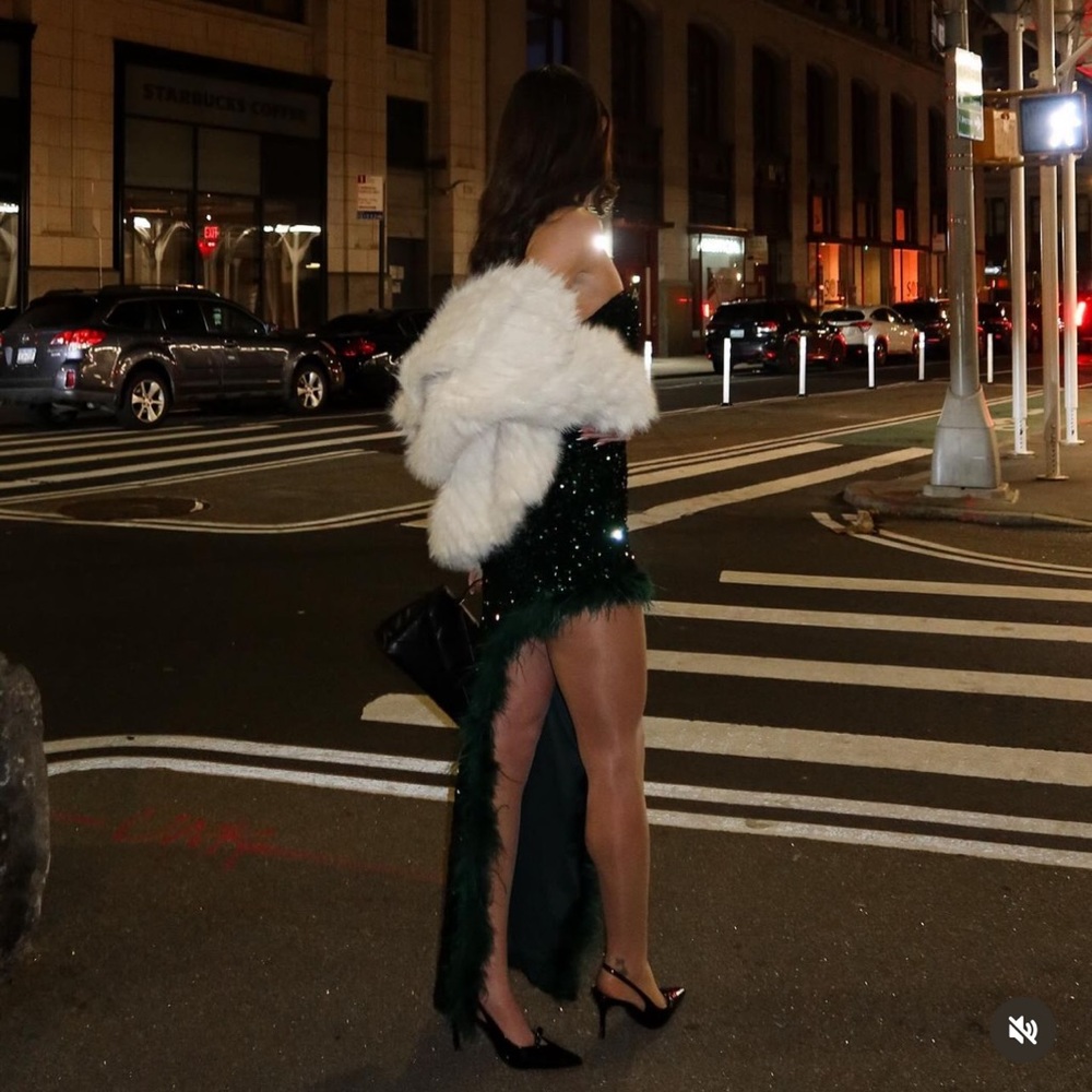 Lulus Strapless Sequin Dress - image 3